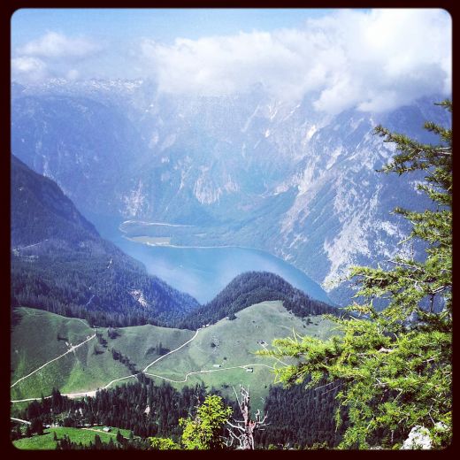 Blick auf den Königssee vom Jenner aus